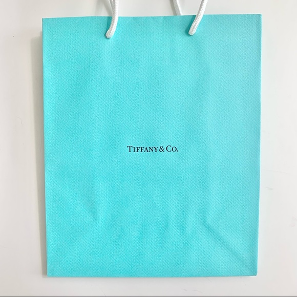 TIFFANY & CO | SIGNATURE CLASSIC AUTHENTIC PAPER BAG PACKAGING “TIFFANY BLUE” - Picture 3 of 6